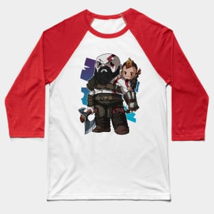 Kratos and Atreus Baseball T-Shirt